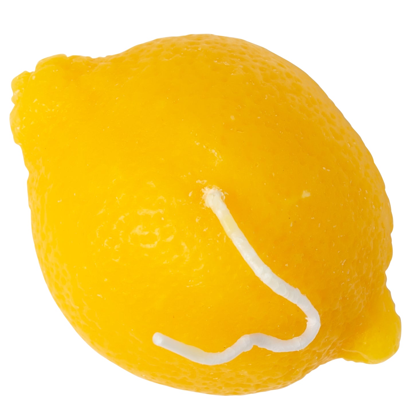 Rejuuv Lemon Shaped Scented Candle - Yellow