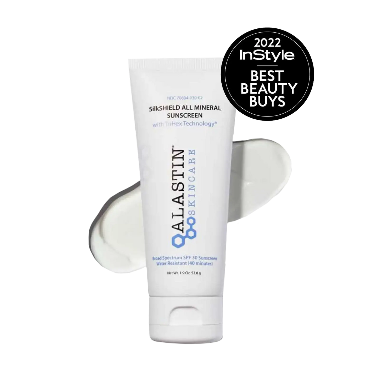 Écran solaire à large spectre entièrement minéral Alastin SilkSHIELD SPF 30 (1,9 oz)