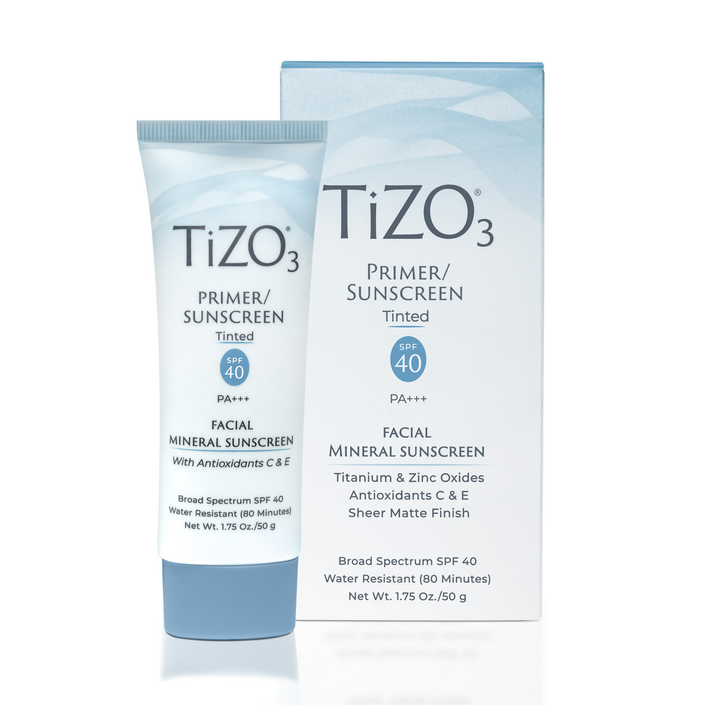 TiZO : TiZO3 Facial Primer Crème solaire teintée SPF 40