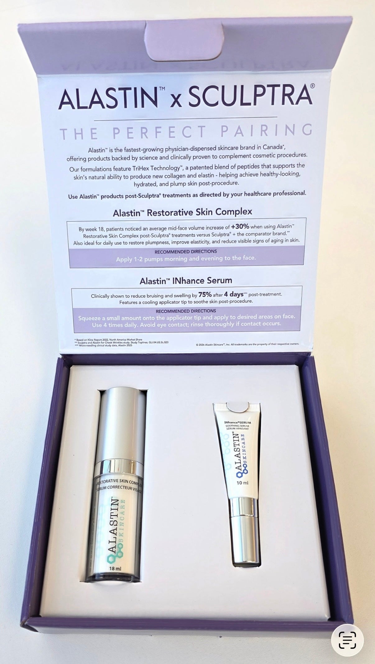 ALASTIN x Sculptra Post-Procedure Kit