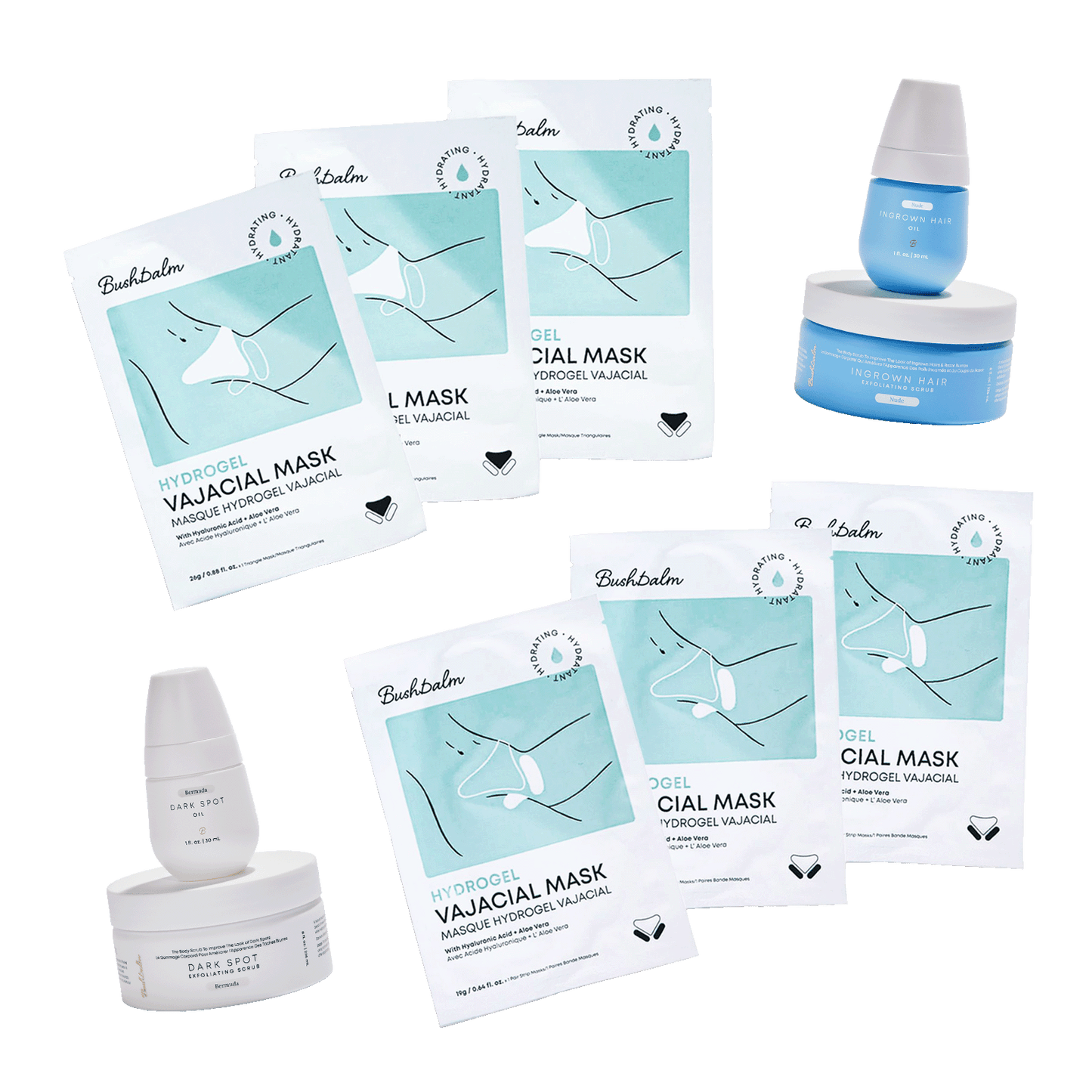 BushBalm: Bermuda+Nude Bundle