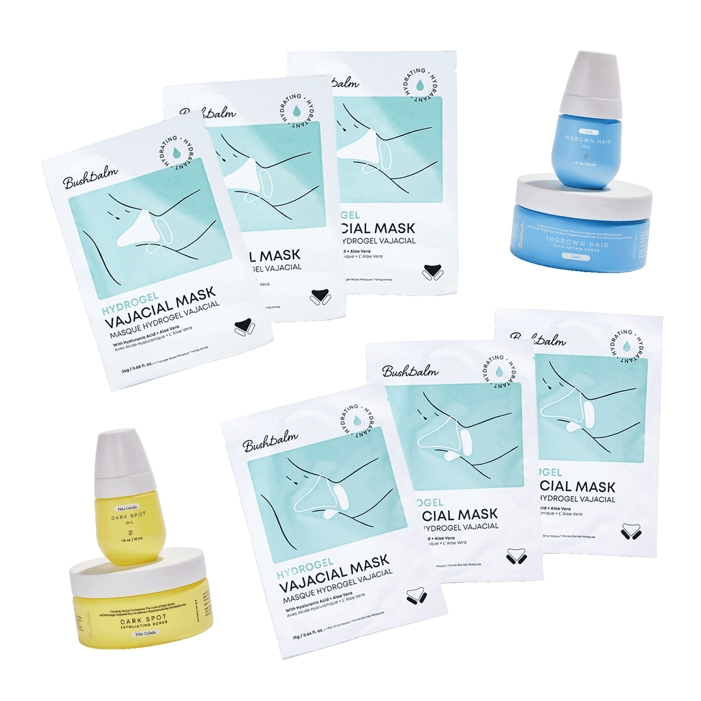 BushBalm: Pina Colada+Nude Bundle