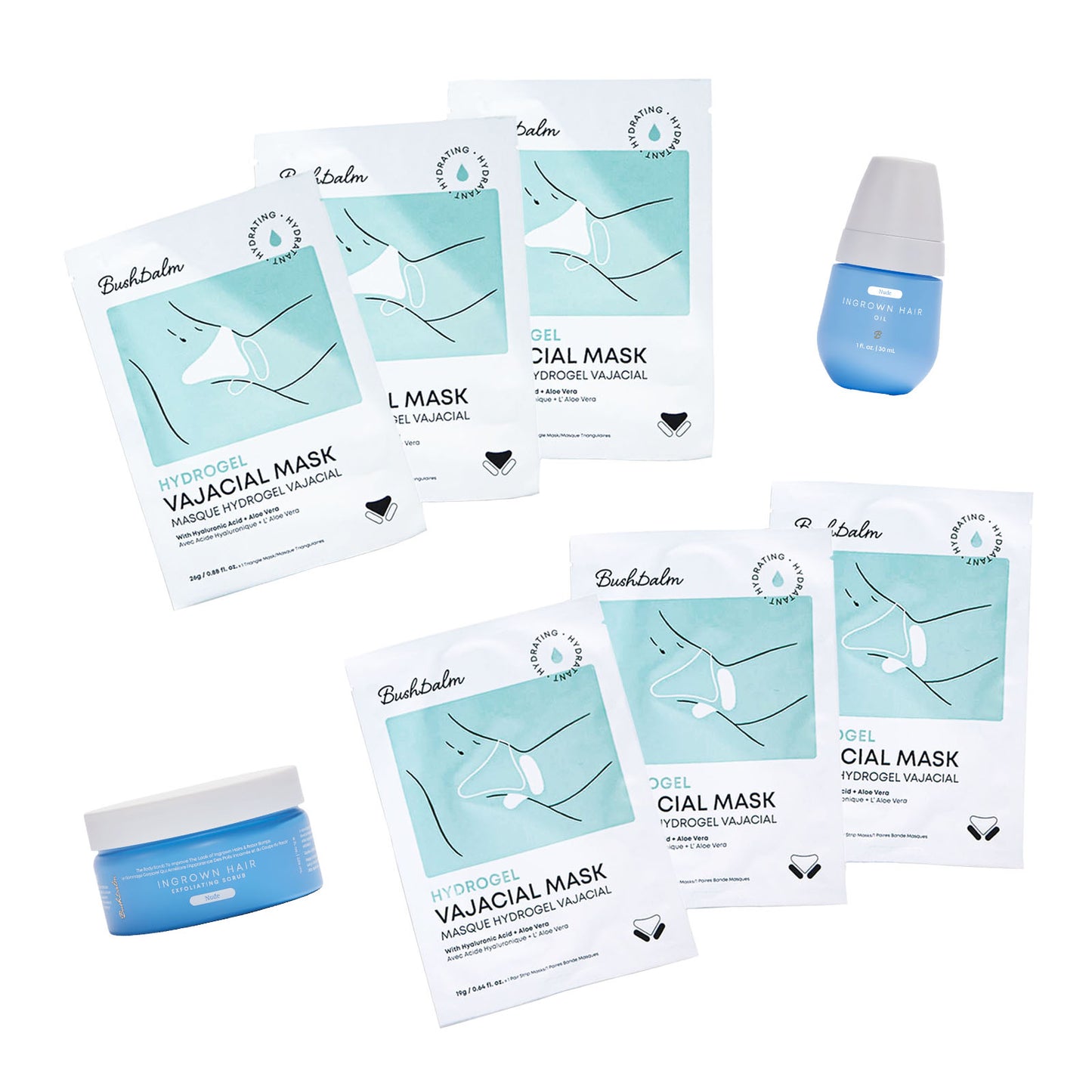 BushBalm: Nude 3 Step Bundle