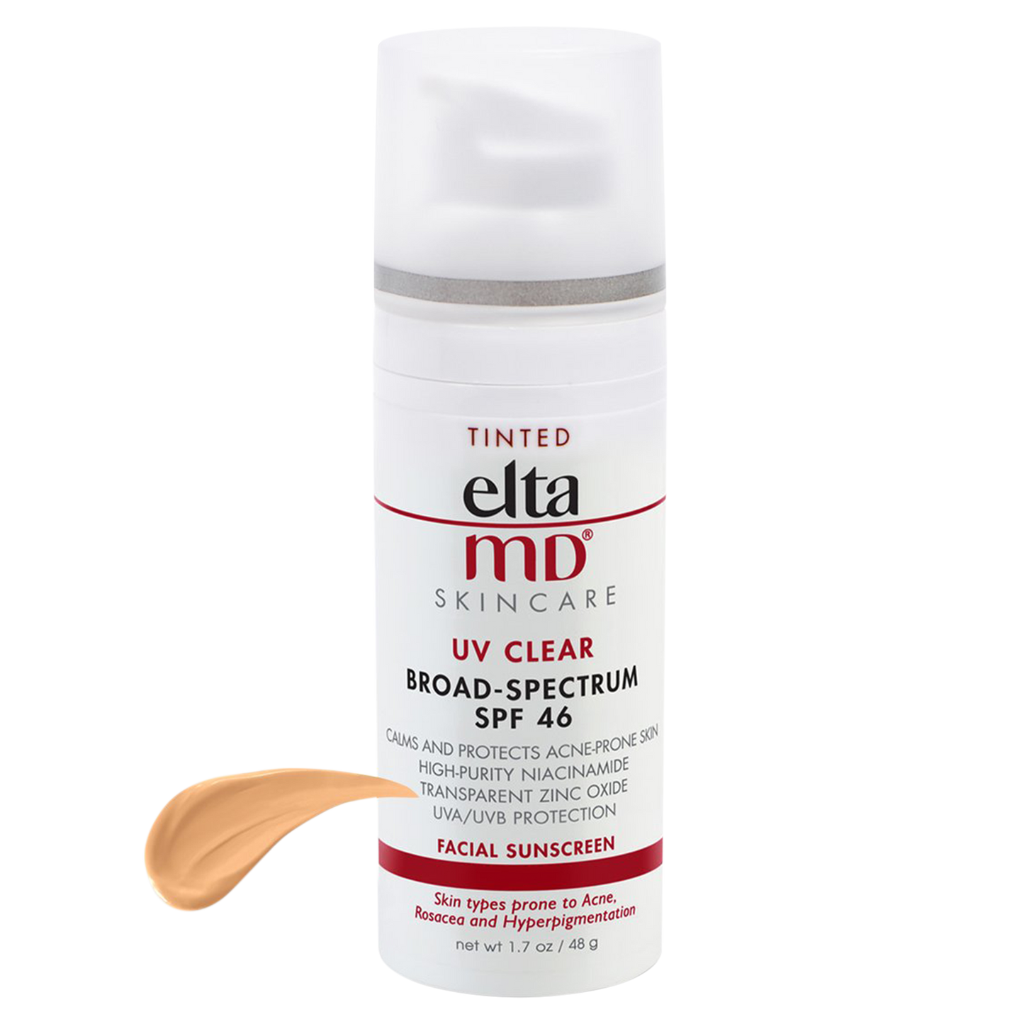EltaMD UV Clear Tinted Broad-Spectrum SPF 46 1.7 OZ / 48G