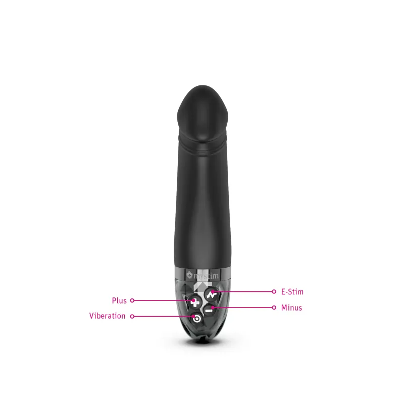 Mystim Real Deal Neal eStimVibrator, Black