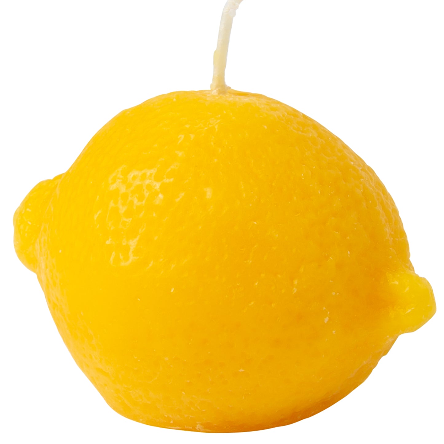 Rejuuv Lemon Shaped Scented Candle - Yellow