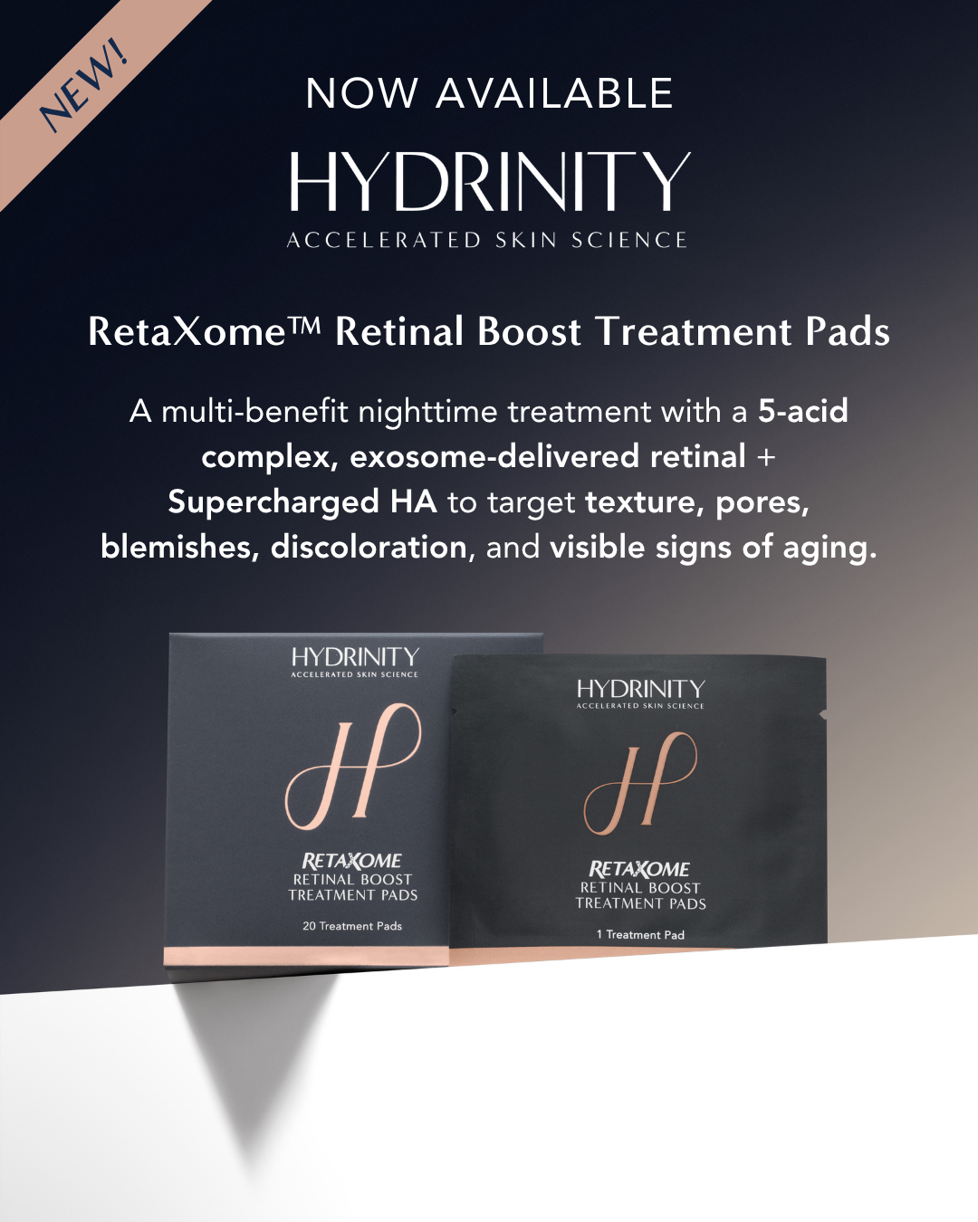 Hydrinity: RetaXome Retinal Boost Treatment Pads (20 Pads)