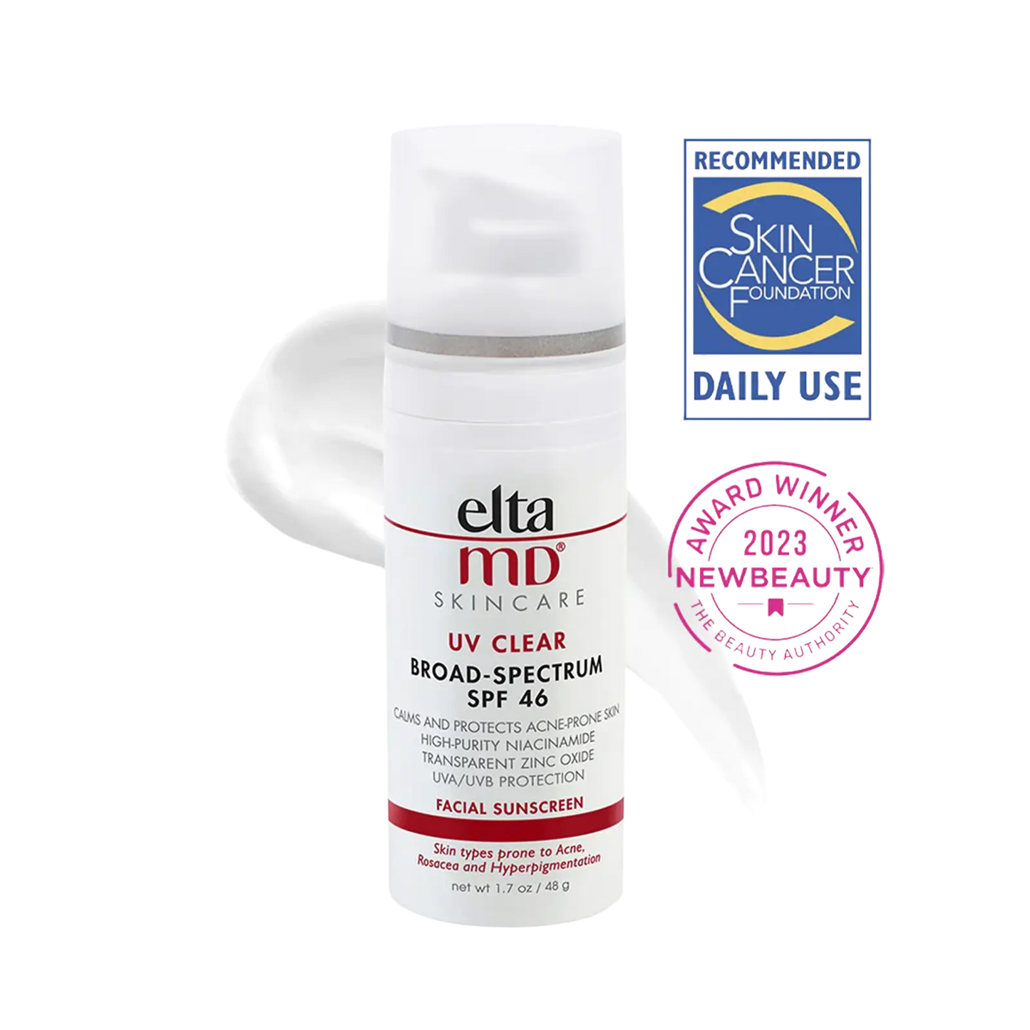 EltaMD UV Clear Broad-Spectrum SPF 46 Facial Sunscreen 48g / 1.7fl oz