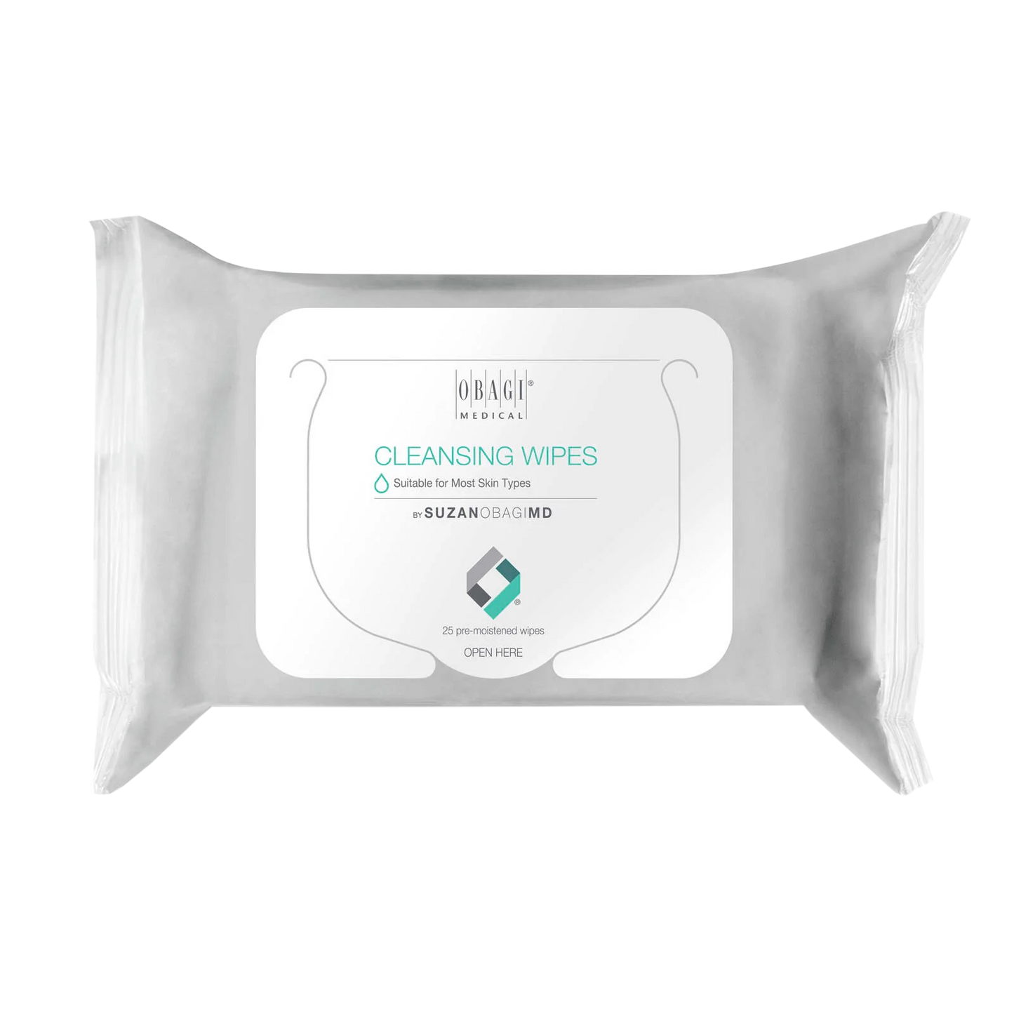 OBAGI ON THE GO CLEANSING AND MAKEUP REMOVING WIPES 25 WIPES
