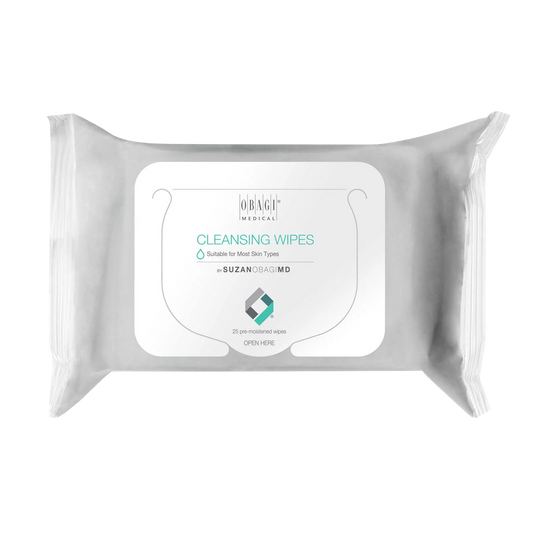 OBAGI ON THE GO CLEANSING AND MAKEUP REMOVING WIPES 25 WIPES