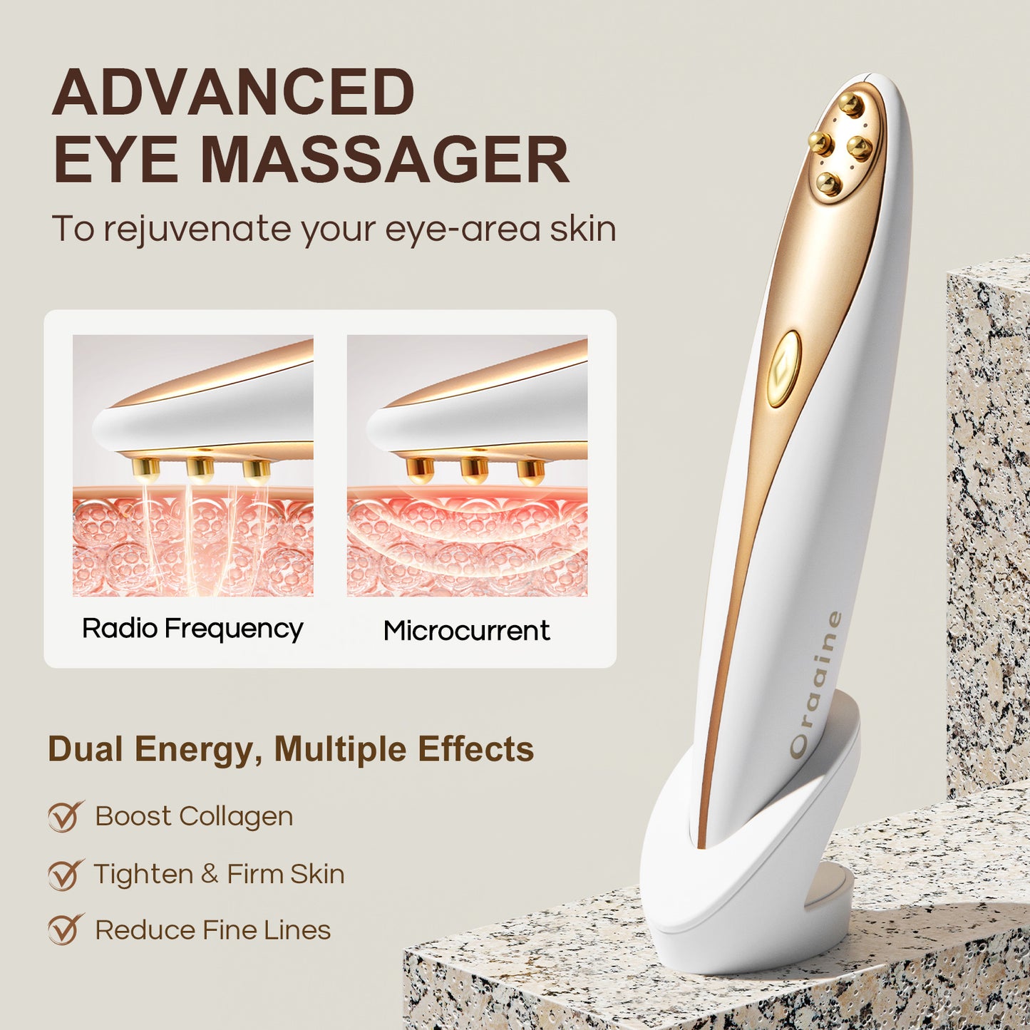 Oraaine ANTI-AGING EYE MASSAGER WAND