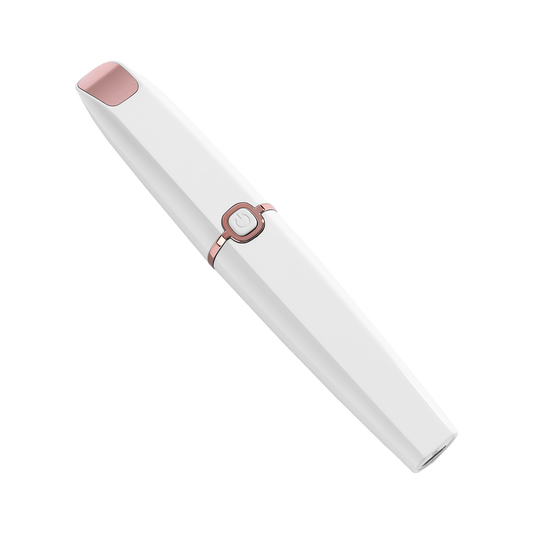 Rejuuv Rechargeable Eyebrow Hair Remover with Built-in LED Light, White