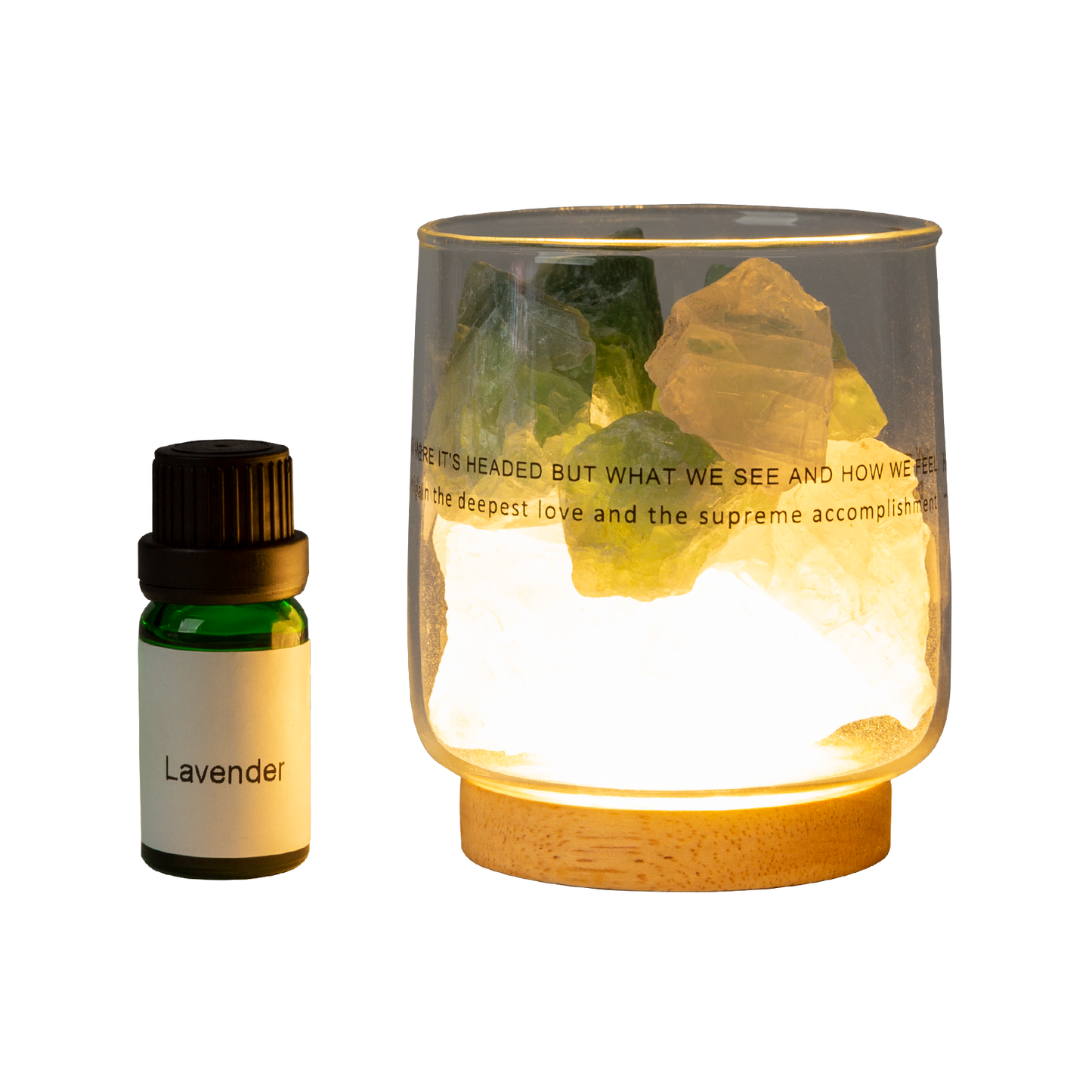 REJUUV HEALING CRYSTAL ESSENTIAL OIL DIFFUSER
