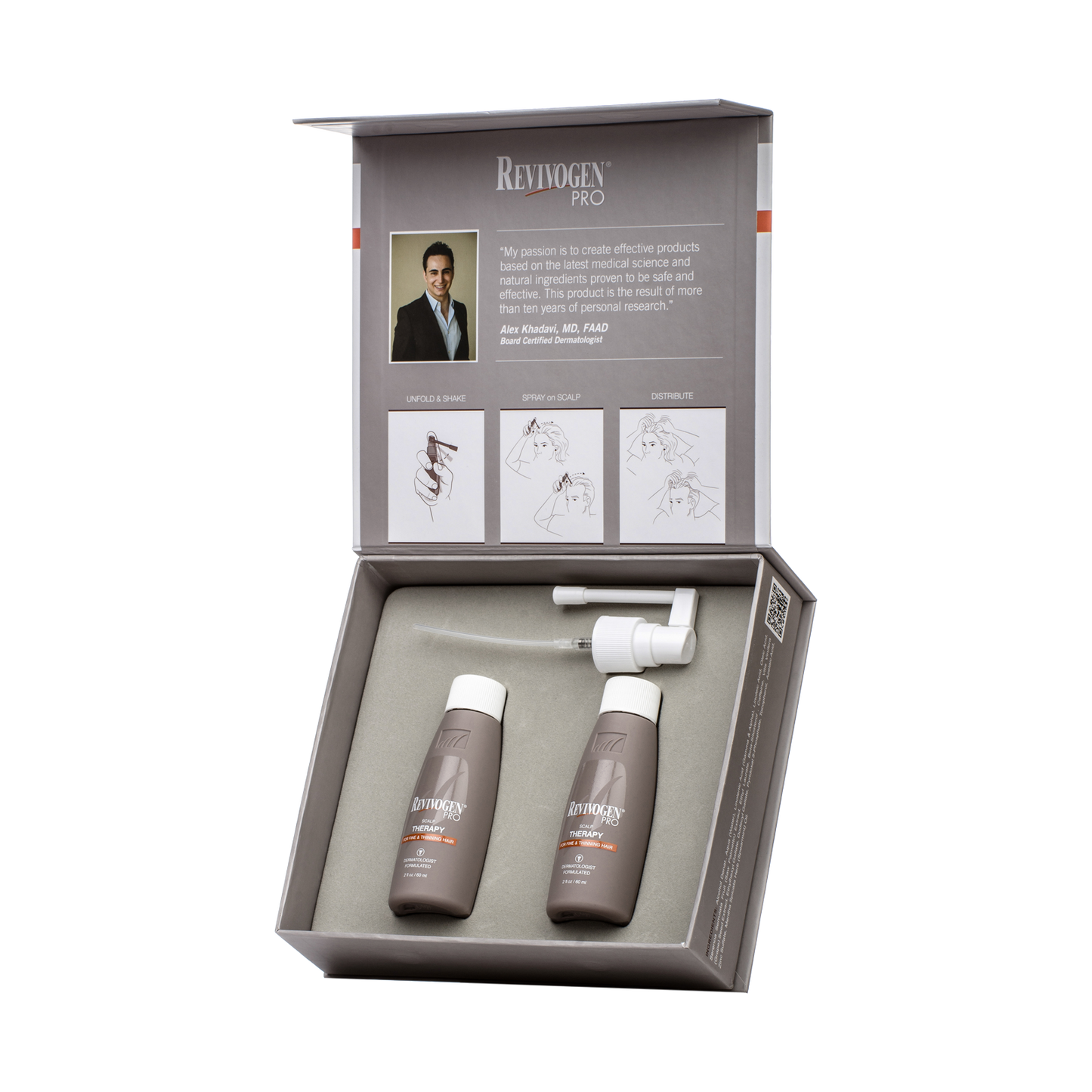 SHAMPOOING + APRÈS-SHAMPOOING + TRAITEMENT BIO-NETTOYANTS REVIVOGEN PRO